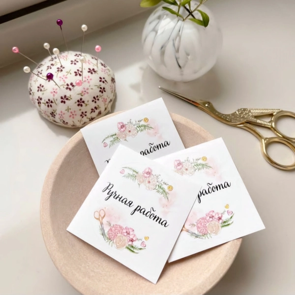 Наклейка на упаковку с вашим дизайном